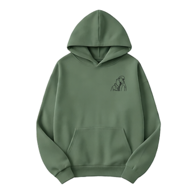 Line Art Custom Portrait Sweater