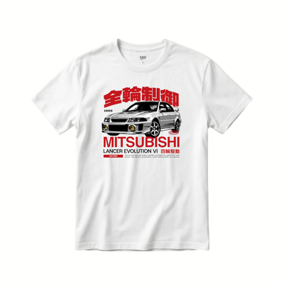 RETRO JDM CAR GRAHIC TEE - MITSUBISHI