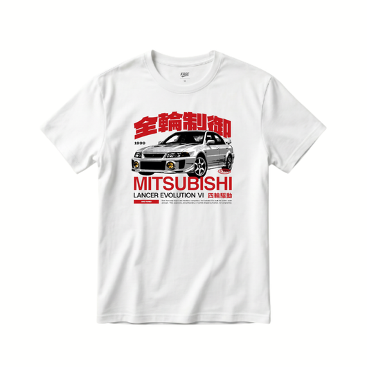 RETRO JDM CAR GRAHIC TEE - MITSUBISHI
