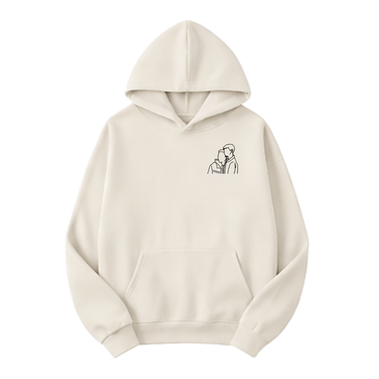 Line Art Custom Portrait Sweater