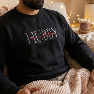 Hubby & Wifey Custom Forever Embroidered Hoodie