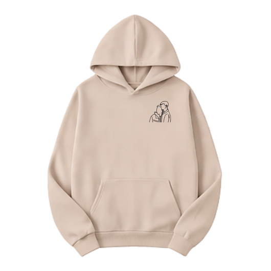 Line Art Custom Portrait Sweater