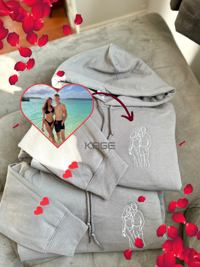 Line Art Custom Portrait Sweater