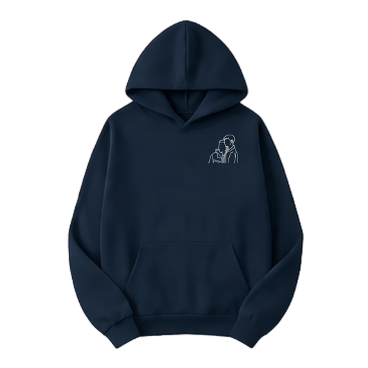 Line Art Custom Portrait Sweater