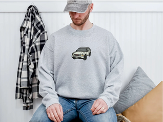 Custom Coloured Car Portrait Sweater