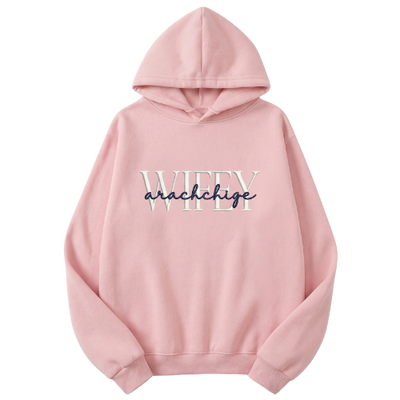 Hubby & Wifey Custom Forever Embroidered Hoodie