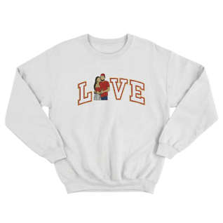 LOVE with Portrait Crewneck Custom