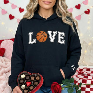 Sport Couple Custom Valentines Hoodie