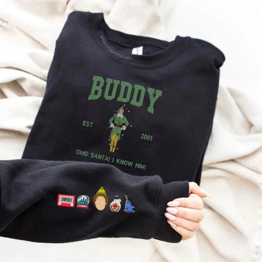 "OMG Santa! I know Him!" - Holiday Movie Crewneck